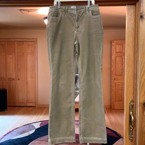 Chico’s thin sand color corduroy